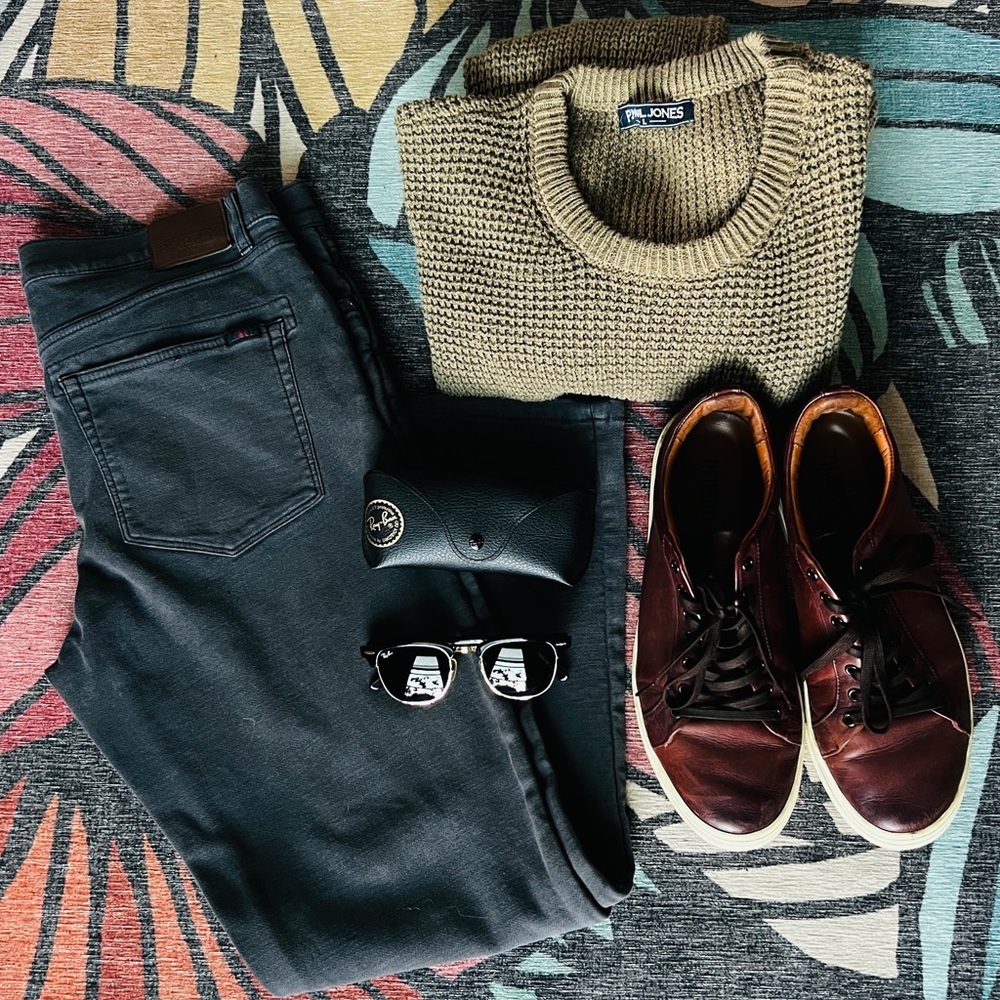 Faherty Dark Gray Pants